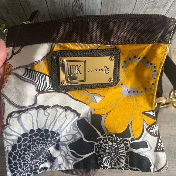 Jean Pierre Klifa Brown Nylon Bucket Shoulder Bag NWOT - Picture 4 of 6